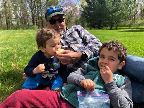 John Nieto-Phillips, Vice Provost, Diversity and Inclusion, enjoys time outdoors with his family.